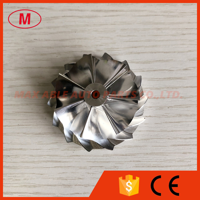 KP39 43.00/53.00mm 7+7 blades high performance turbocharger billet/milling/aluminum 2618 compressor wheel