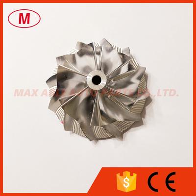 K16 51.00/66.56mm 6+6 blades turbo milling/aluminum 2618/billet compressor wheel