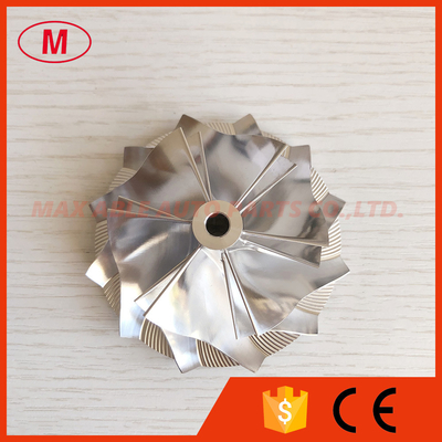 B03G 54.87/70.98mm 6+6 blades high performance turbo milling/aluminum 2618/billet Compressor wheel