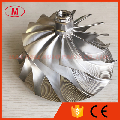 GT55 102.00/133.37mm 13+0 blades turbo milling/aluminum 2618/billet compressor wheel