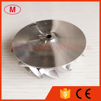 K16 54.70/67.00mm 11+0 Blades turbo aluminum 2618/milling/Billet compressor wheel