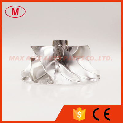 T12 408178-0005 66.67/86.39mm 6+6 blades turbocharger milling/aluminum 2618/Billet compressor wheel for 409260-0002