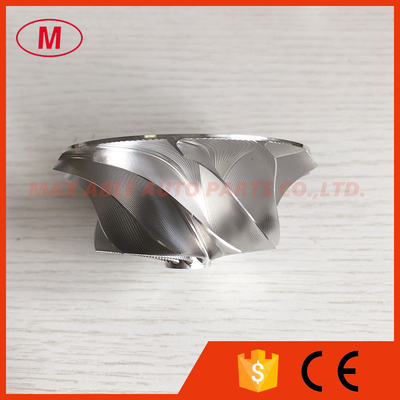 GT15-25 53.11/70.98mm 11+0 blades Point Milling, Snake Curve,Twisted Blade,Performance turbo billet Compressor wheel