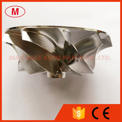 GT3576 58.00/76.13mm 11+0 blades turbo Milling/aluminum 2618/billet compressor wheel