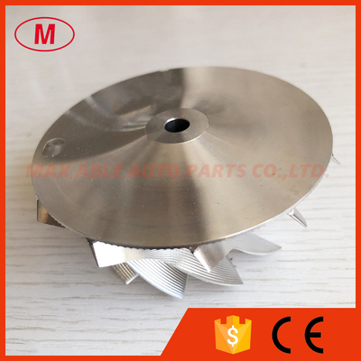 GTX3071 XX8849-2 54.06/71.40mm 11+0 blades high performance point milling billet/milling/aluminum 2618 compressor wheel