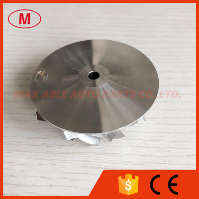 RHF5 46.02/58.00mm 11+0 blades Turbocharger milling/aluminum 2618/Billet compressor wheel