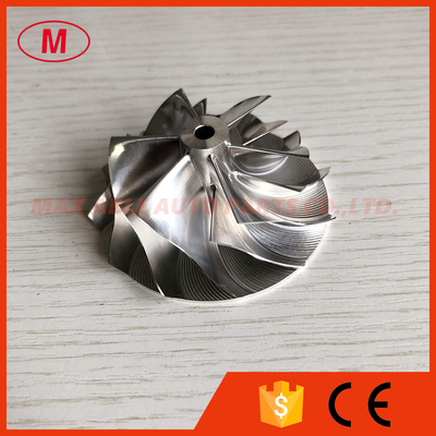 K04 49.52/61.98mm 6+6 blades Turbocharger milling/aluminum 2618/billet compressor wheel