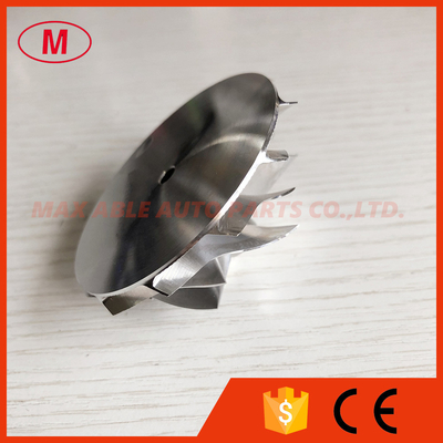 K04 49.52/61.98mm 6+6 blades Turbocharger milling/aluminum 2618/billet compressor wheel