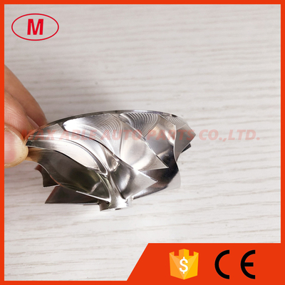 K04 49.52/61.98mm 6+6 blades Turbocharger milling/aluminum 2618/billet compressor wheel
