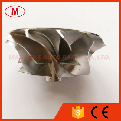 K04 5306-123-2007 43.30/56.08mm 6+6 blades high performance milling/aluminum 2618/billet compressor wheel