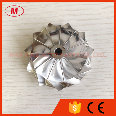 TB25 46.52/60.13mm 11+0 blades high performance collar diameter:14mm turbo milling/aluminum 2618/billet compressor wheel