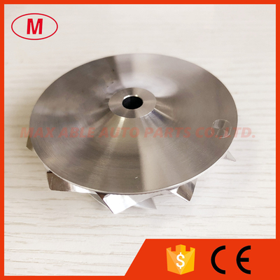 TB25 46.52/60.13mm 11+0 blades high performance collar diameter:14mm turbo milling/aluminum 2618/billet compressor wheel