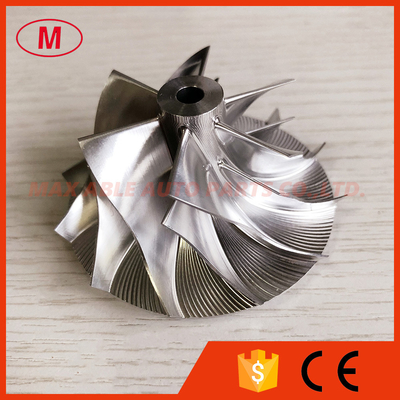 GT15-25 702549-0019/702549-0010 1102-022-404 42.87/59.48mm 6+6 blades performance aluminum 2618/billet compressor wheel