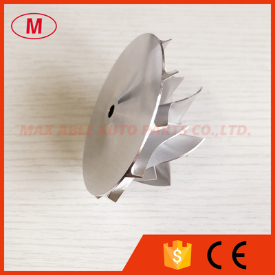 GT2835  452546-0005HF 53.11/73.00mm 6+6 blades performance turbo Billet compressor wheel for Upgrade 452546-0005