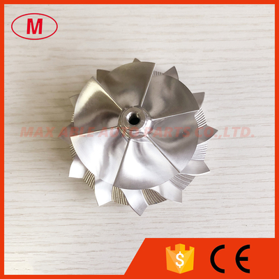 T04S 58.80/76.07mm 6+6 blades high performance turbo aluminum 2618/milling/Billet compressor wheel