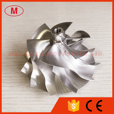 T04S 58.80/76.07mm 6+6 blades high performance turbo aluminum 2618/milling/Billet compressor wheel
