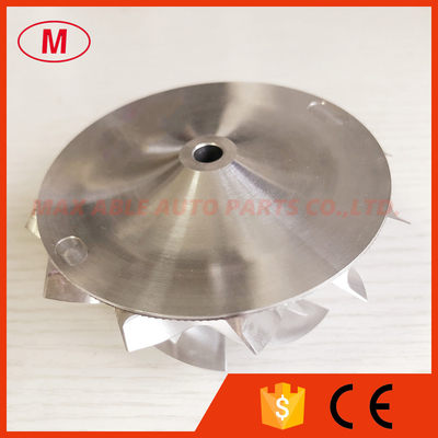 T04S 58.80/76.07mm 6+6 blades high performance turbo aluminum 2618/milling/Billet compressor wheel
