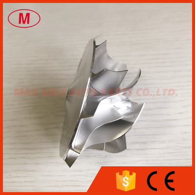 T04S 58.80/76.07mm 6+6 blades high performance turbo aluminum 2618/milling/Billet compressor wheel