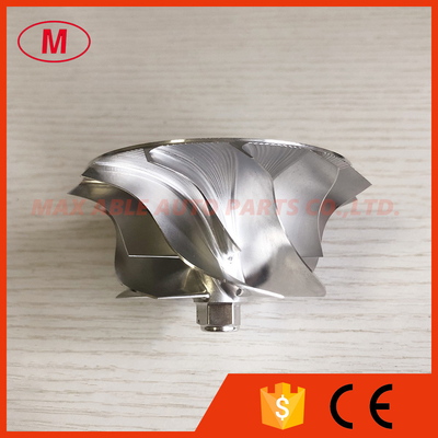T04S 58.80/76.07mm 6+6 blades high performance turbo aluminum 2618/milling/Billet compressor wheel