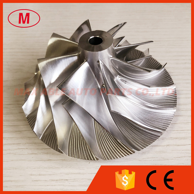 HE551V 8+8 blades 71.75/109.00mm Turbo aluminum 2618/milling/ Billet compressor wheel