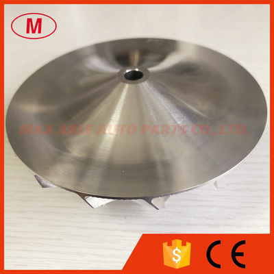 HE551V 8+8 blades 71.75/109.00mm Turbo aluminum 2618/milling/ Billet compressor wheel