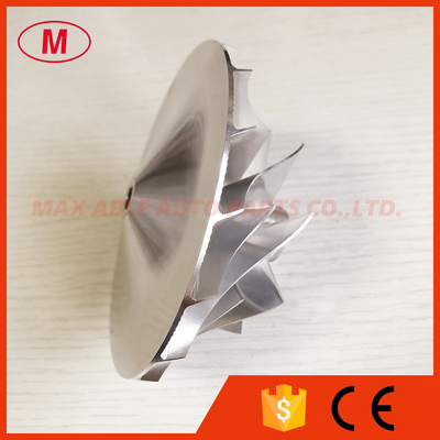 HE551V 8+8 blades 71.75/109.00mm Turbo aluminum 2618/milling/ Billet compressor wheel