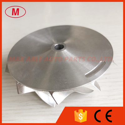 RHX6 58.93/77.98mm 5+5 blades high performance turbo milling/aluminum 2618/billet compressor wheel