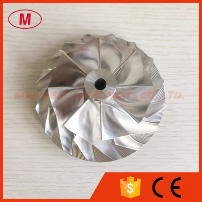 HY55 3597223 73.40/109.00mm 8+8 blades Turbo milling/aluminum 2618/billet compressor wheel IVECO for 4046275/4046276/404