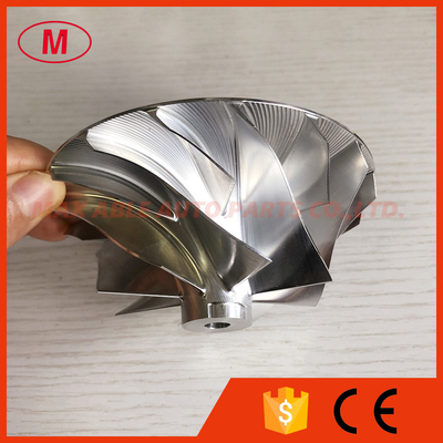 HY55 3597223 73.40/109.00mm 8+8 blades Turbo milling/aluminum 2618/billet compressor wheel IVECO for 4046275/4046276/404