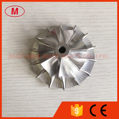 57.07/85.80mm 7+7 blades Turbo milling/aluminum 2618/billet compressor wheel