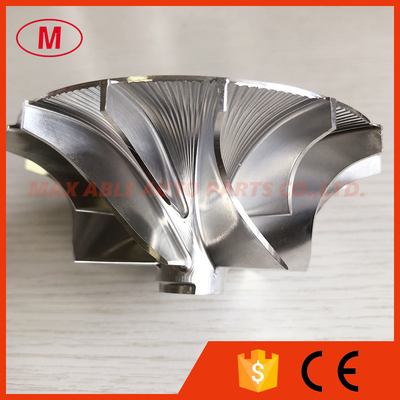 57.07/85.80mm 7+7 blades Turbo milling/aluminum 2618/billet compressor wheel