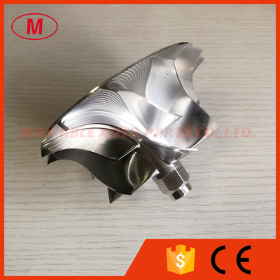 S400 171691 74.53/101.44mm 6+6 blades Turbo milling/aluminum 2618/billet compressor wheel for 171702(S400SX4-75), 176806