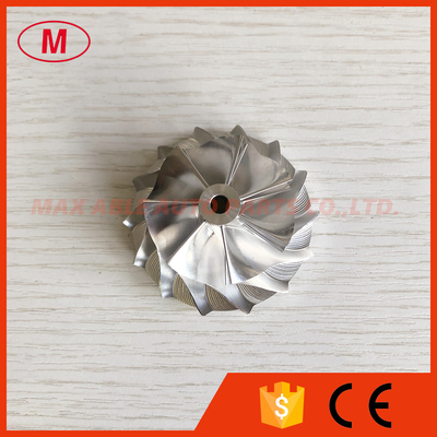 K04 38.58/52.00mm 7+7 blades high performance turbo milling/aluminum 2618/billet compressor wheel