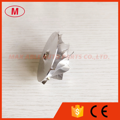 K04 38.58/52.00mm 7+7 blades high performance turbo milling/aluminum 2618/billet compressor wheel