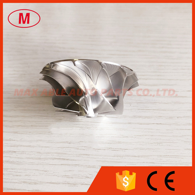 K04 38.58/52.00mm 7+7 blades high performance turbo milling/aluminum 2618/billet compressor wheel