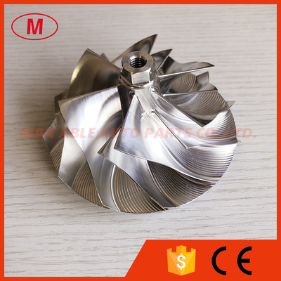 PTE4202R 95.00/117.57mm 6+6 blades Turbo aluminum 2618/milling/billet compressor wheel for racing
