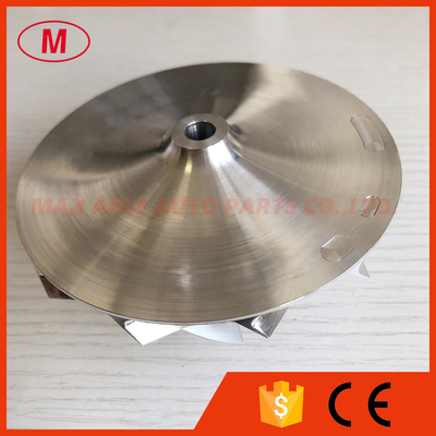 PTE4202R 95.00/117.57mm 6+6 blades Turbo aluminum 2618/milling/billet compressor wheel for racing
