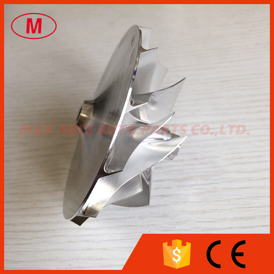 PTE4202R 95.00/117.57mm 6+6 blades Turbo aluminum 2618/milling/billet compressor wheel for racing