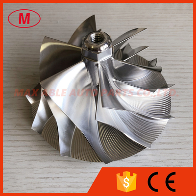 GTA4718 763739-0001 87.80/117.57mm 6+6 blades high performance Turbo aluminum 2618/milling/billet compressor wheel