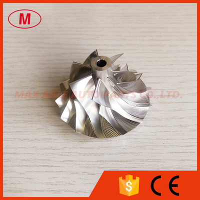 GT15-25 37.95/56.02mm 7+7 blades high performance Turbo milling/aluminum 2618/billet compressor wheel