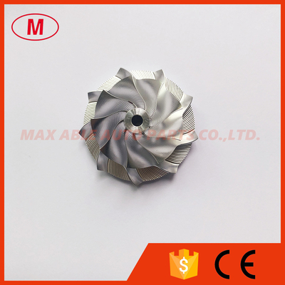 GT1246 9+0 blades 34.10/46.00mm Point Milling,Performance Snake Curve Twisted Blade milling/billet compressor wheel