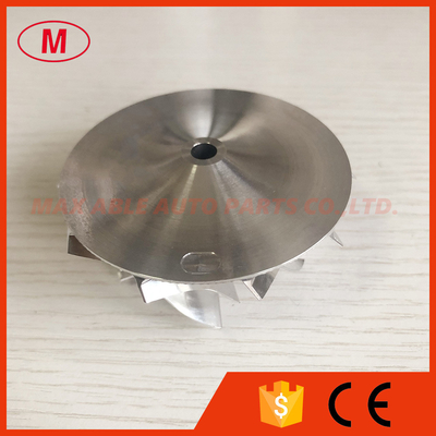 RHF55 5+5 blades 52.00/68.00mm high performance turbo milling/aluminum 2618/billet compressor wheel