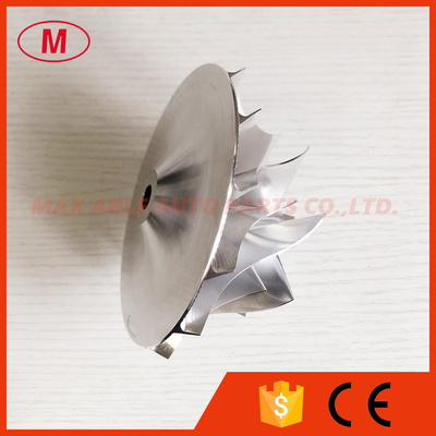 S400 80.44/113.00mm 7+7 blades high performance turbo aluminum 2618/milling/billet compressor wheel