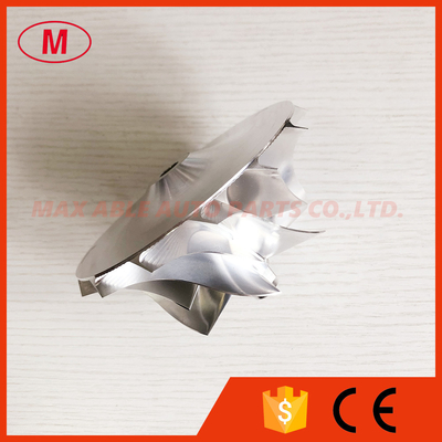 S400 80.44/113.00mm 7+7 blades high performance turbo aluminum 2618/milling/billet compressor wheel