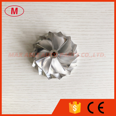 GTX3076 58.00/76.13mm 7+7 blades high performance turbo milling/aluminum 2618/billet compressor wheel for 803713-0001