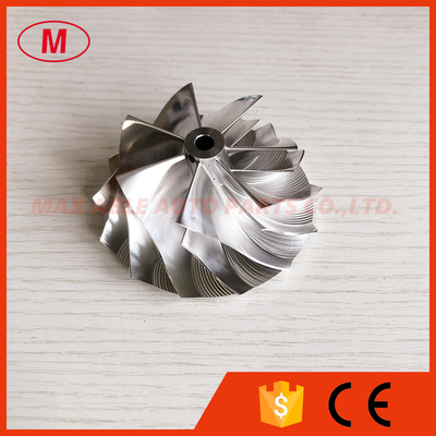 GTX3076 58.00/76.13mm 7+7 blades high performance turbo milling/aluminum 2618/billet compressor wheel for 803713-0001