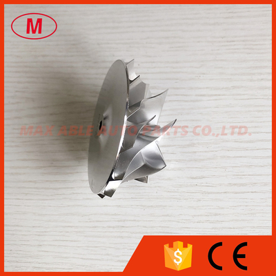 GTX3076 58.00/76.13mm 7+7 blades high performance turbo milling/aluminum 2618/billet compressor wheel for 803713-0001