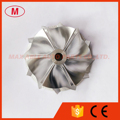 K04 5306-123-2014 46.39/56.08mm 6+6 blades turbocharger aluminum 2618/milling/billet compressor wheel for 5304-970-0064