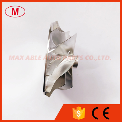 K04 5306-123-2014 46.39/56.08mm 6+6 blades turbocharger aluminum 2618/milling/billet compressor wheel for 5304-970-0064
