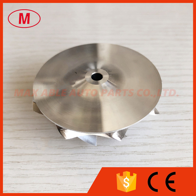 TD04HL 16T 49189-00016 43.43/56.02mm 9+0 blades high performance Turbo milling/aluminum 2618/billet compressor wheel